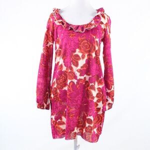 Roberta Freymann bright pink dress S